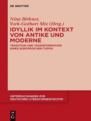 cover image of Idyllik im Kontext von Antike und Moderne